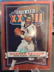 John Elway [Red] #BS-9 Football Cards 2022 Panini Classics Banner Season Prices