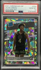Jalen Green [Cracked Ice] #204 Basketball Cards 2021 Panini Chronicles Draft Picks Prices