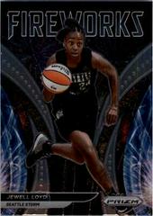 Jewell Loyd #12 Basketball Cards 2022 Panini Prizm WNBA Fireworks Prices