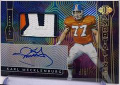Karl Mecklenburg [Gold] #IJA-KM Football Cards 2022 Panini Illusions Immortalized Jersey Autographs Prices