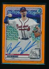 Braden Shewmake [Orange Refractor] #BMABS Baseball Cards 2020 Bowman Chrome Mega Box Mojo Autographs Prices