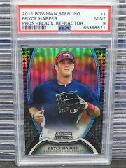 Bryce Harper [Prospects Black Refractor] #1 Baseball Cards 2011 Bowman Sterling Prices