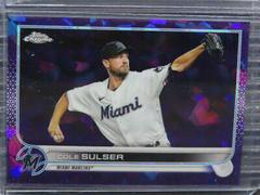 Cole Sulser [Purple] #US103 Baseball Cards 2022 Topps Chrome Update Sapphire Prices