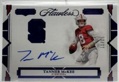 Tanner McKee [Autograph Sapphire] #111 Football Cards 2023 Panini Flawless Collegiate Prices