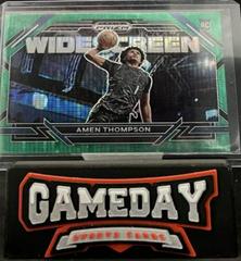 Amen Thompson [Green Pulsar] #11 Basketball Cards 2023 Panini Prizm Draft Picks Widescreen Prices