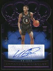 Immanuel Quickley [Autograph Memorabilia FOTL] #128 Basketball Cards 2020 Panini Crown Royale Prices