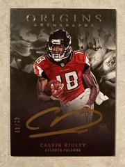 Calvin Ridley [Gold] #RA-CR Football Cards 2018 Panini Origins Rookie Autographs Prices