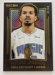 Cole Anthony [Gold] #9 Basketball Cards 2021 Panini Recon Future Legends Prices