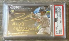Jeter Downs [Gold Ink Inception] #ISS-JD Baseball Cards 2023 Topps Inception Silver Signings Prices