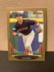 Dustin Pedroia [Gold] Baseball Cards 2013 Bowman Prices