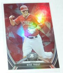 Mike Trout [Ruby] #2 Baseball Cards 2013 Bowman Platinum Prices