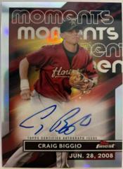 Craig Biggio #FMA-CB Baseball Cards 2023 Topps Finest Moments Autographs Prices