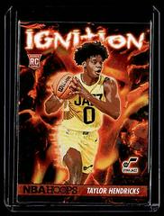 Taylor Hendricks #28 Basketball Cards 2023 Panini Hoops Ignition Prices