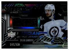 Dylan Samberg #ORJ-DS Hockey Cards 2022 SPx UD Black Obsidian Rookies Jersey Prices