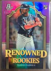 Michael Harris II [Purple] Baseball Cards 2023 Bowman Platinum Renowned Rookies Prices