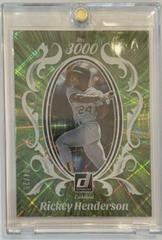 Rickey Henderson [Green] #M3K-6 Baseball Cards 2023 Panini Donruss Mr. 3000 Prices