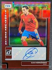 Xavi Hernandez [Red] #SS-XH Soccer Cards 2022 Panini Donruss Signature Series Prices