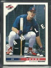 Jim Thome [Sample] #6 Baseball Cards 1996 Score Prices