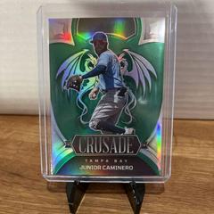Junior Caminero [Green] #3 Baseball Cards 2023 Panini Chronicles Crusade Prices