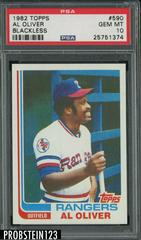 Al Oliver [Blackless] #590 Baseball Cards 1982 Topps Prices