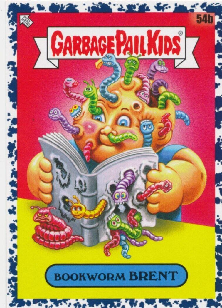 Bookworm Brent [Black] #54b Garbage Pail Kids Book Worms