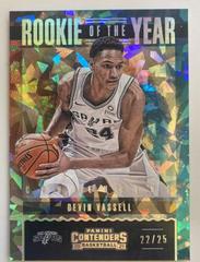 Devin Vassell [Autograph Cracked Ice] Basketball Cards 2020 Panini Contenders Prices