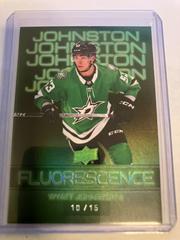 Wyatt Johnston [Green] Hockey Cards 2022 Upper Deck Fluorescence Prices