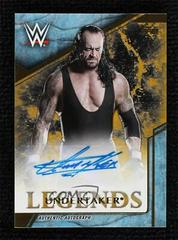 Undertaker [Gold] Wrestling Cards 2017 Topps Legends of WWE Autographs Prices