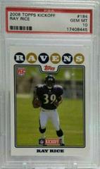 Ray Rice Football Cards 2008 Topps Kickoff Prices