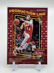 Trae Young [Press Proof] #3 Basketball Cards 2022 Panini Donruss Production Line Prices