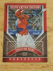 Christian Pache #177 Baseball Cards 2015 Panini Elite Extra Edition Prices
