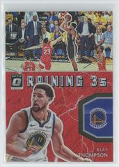Klay Thompson [Red] #15 Basketball Cards 2021 Panini Donruss Optic Raining 3s Prices