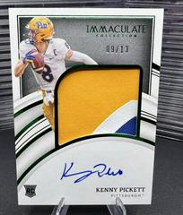 Kenny Pickett [Patch Autograph Emerald] #56 Football Cards 2022 Panini Immaculate Collegiate Prices