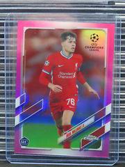 Neco Williams [Pink] Soccer Cards 2020 Topps Chrome UEFA Champions League Prices