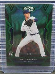 Matt Manning [Mirror Green] #4 Baseball Cards 2022 Panini Chronicles Certified Prices