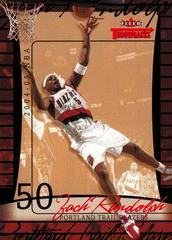 Zach Randolph #42 Basketball Cards 2004 Fleer Throwbacks Prices