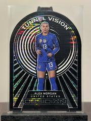 Alex Morgan [White Pulsar] #25 Soccer Cards 2022 Panini Obsidian Tunnel Vision Prices