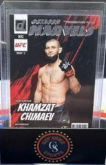 Khamzat Chimaev [Press Proof Silver] #7 Ufc Cards 2023 Panini Donruss Ufc Octagon Marvels Prices