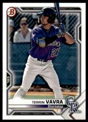 Terrin Vavra #BP-100 Baseball Cards 2021 Bowman Paper Prospects Prices
