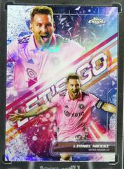 Lionel Messi #LG-4 Soccer Cards 2023 Topps Chrome MLS Let's Go Prices