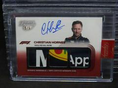 Christian Horner [Red] #DAP-CHII Racing Cards 2022 Topps Dynasty Formula 1 Autograph Patch Prices