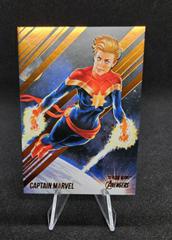 Captain Marvel [Orange Foil] #13 Marvel 2022 Ultra Avengers Prices