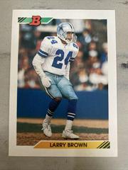 Larry Brown Football Cards 1992 Bowman Prices