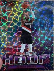 Damian Lillard [Holo] #5 Basketball Cards 2023 Panini Hoops Hoopla Prices