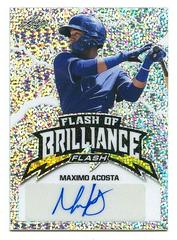 Maximo Acosta Baseball Cards 2020 Leaf Flash of Brilliance Autographs Prices