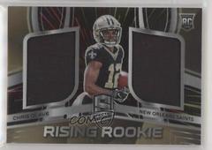 Chris Olave [Hyper] Football Cards 2022 Panini Spectra Rising Rookie Materials Prices