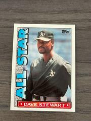 Dave Stewart Baseball Cards 1990 Topps TV All Stars Prices
