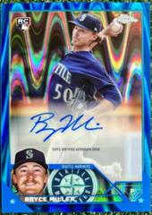 Bobby Miller [Blue RayWave] Baseball Cards 2023 Topps Chrome Update Rookie Autographs Prices