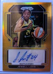 Jewell Loyd [Gold] #SG-JWL Basketball Cards 2022 Panini Prizm WNBA Signatures Prices