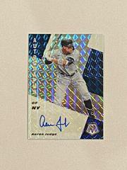 Aaron Judge Baseball Cards 2021 Panini Mosaic Autographs Prices